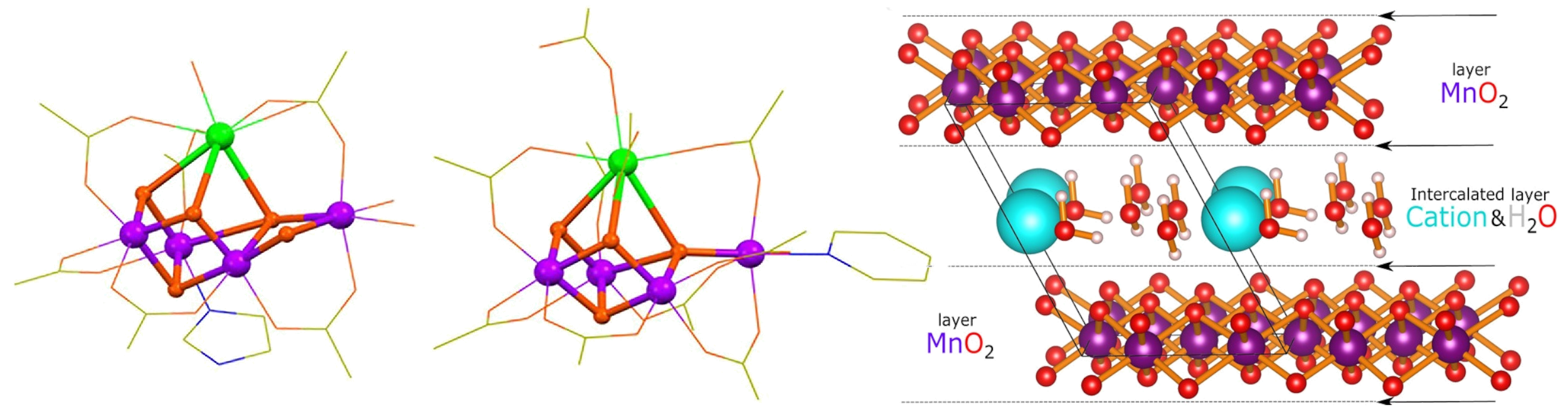 OEC core, its mimic, and birnessite
