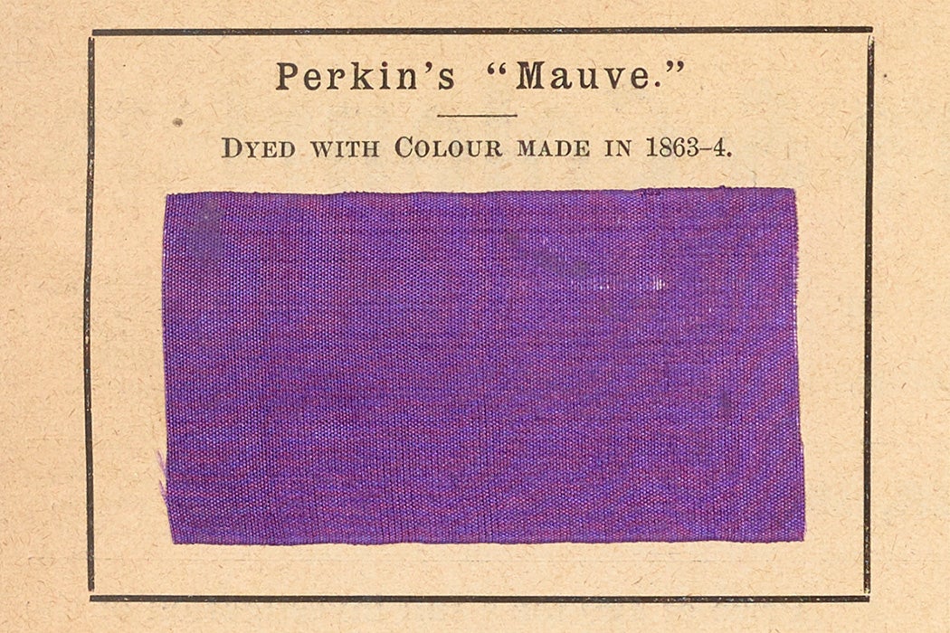 Sample of Perkin's mauve aniline dye